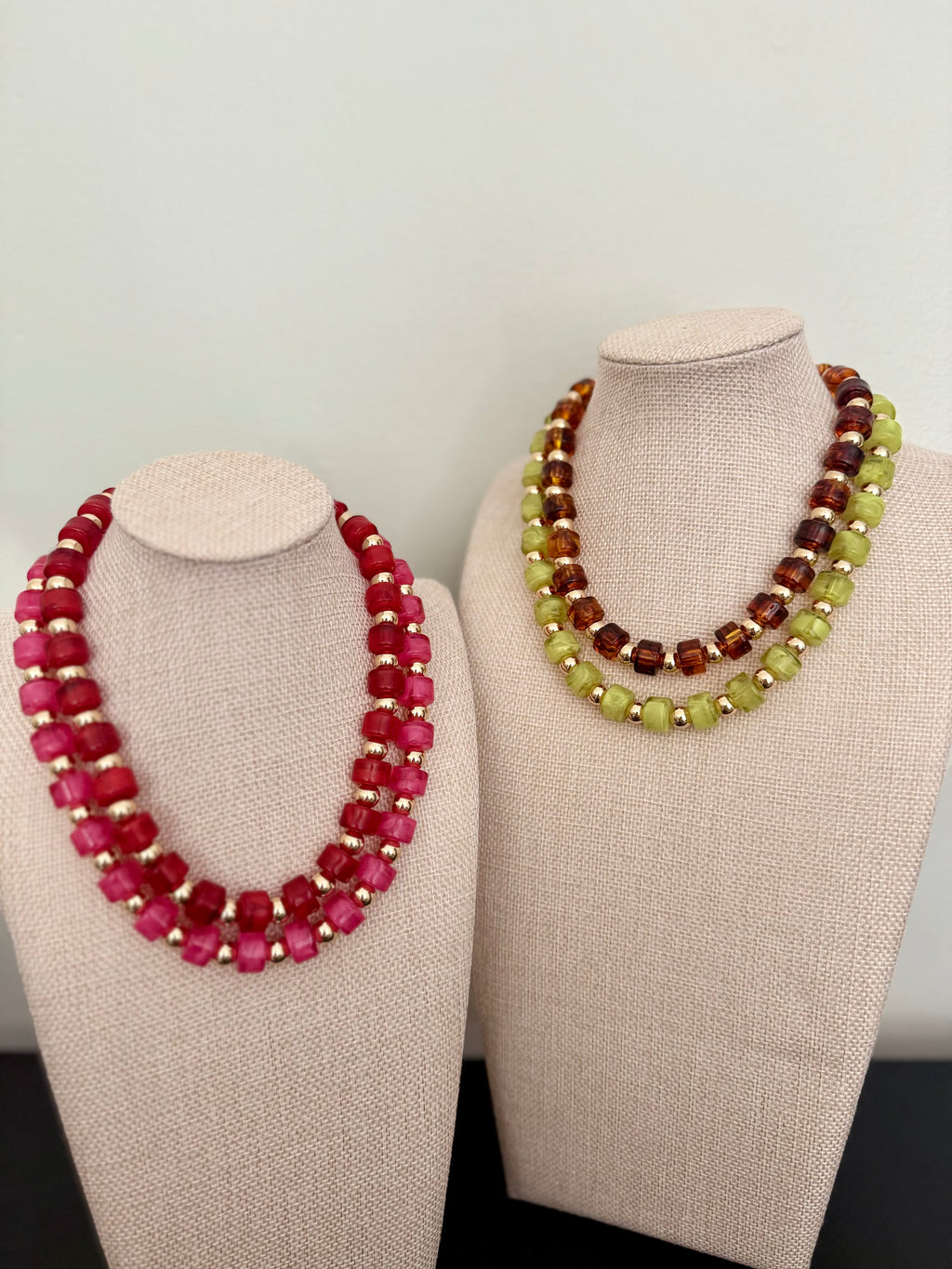 Chunky Beaded Magnetic Necklace