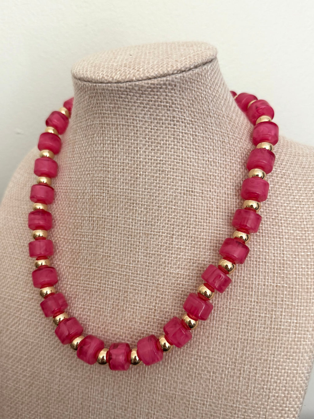 Chunky Beaded Magnetic Necklace