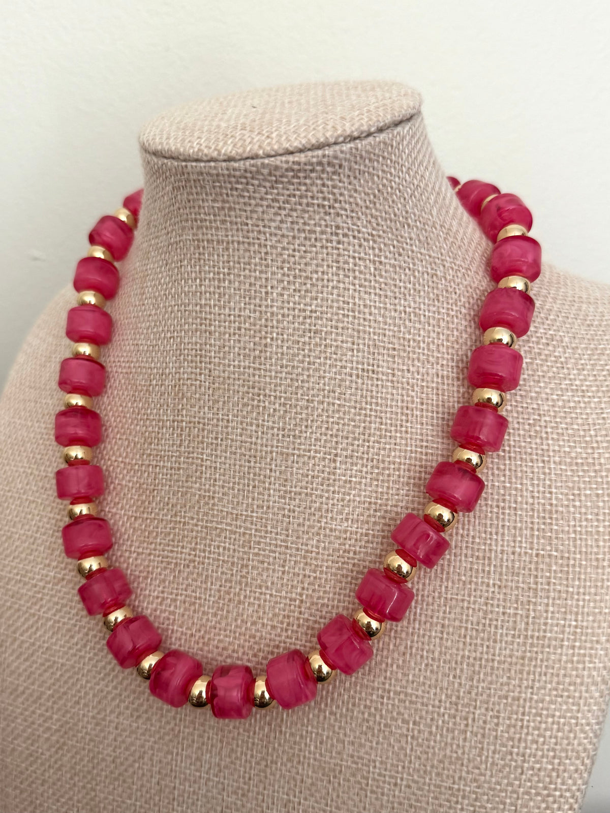 Chunky Beaded Magnetic Necklace