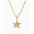 Chunky Gold Star Necklace