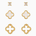 Clover Earrings Set of 3
