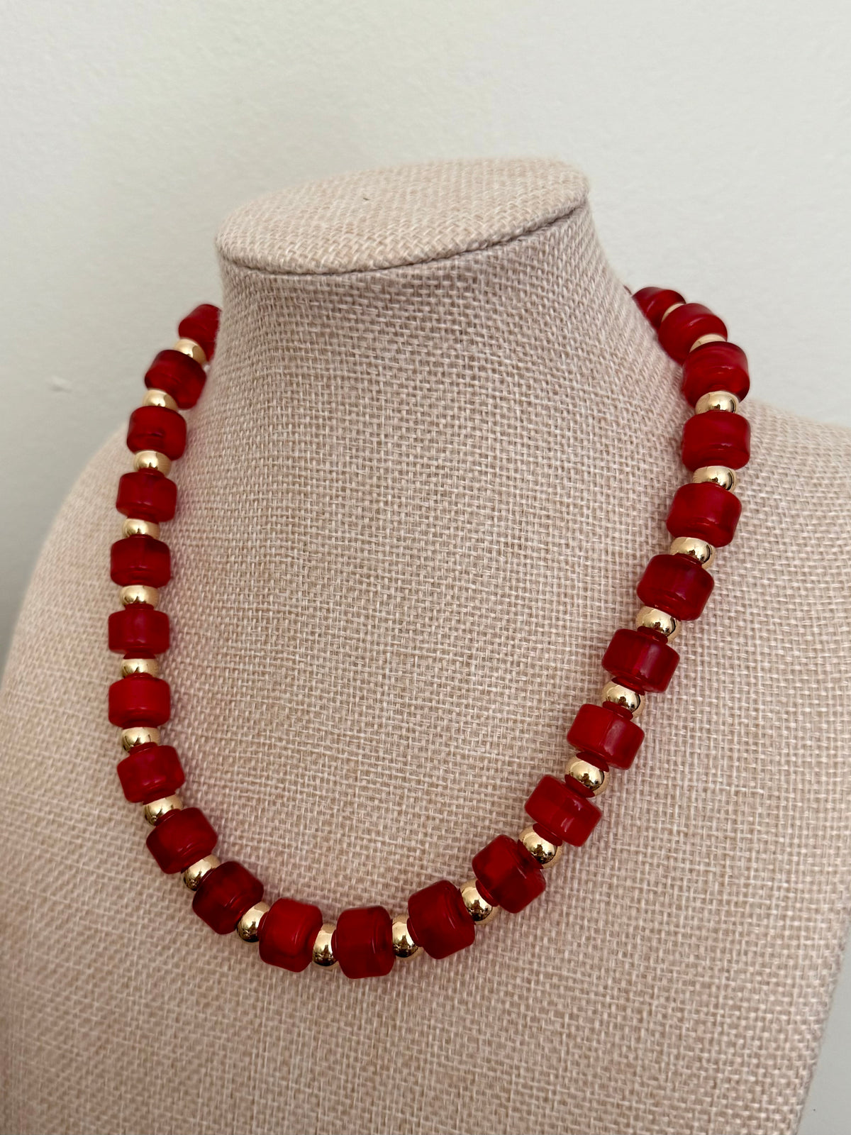 Chunky Beaded Magnetic Necklace