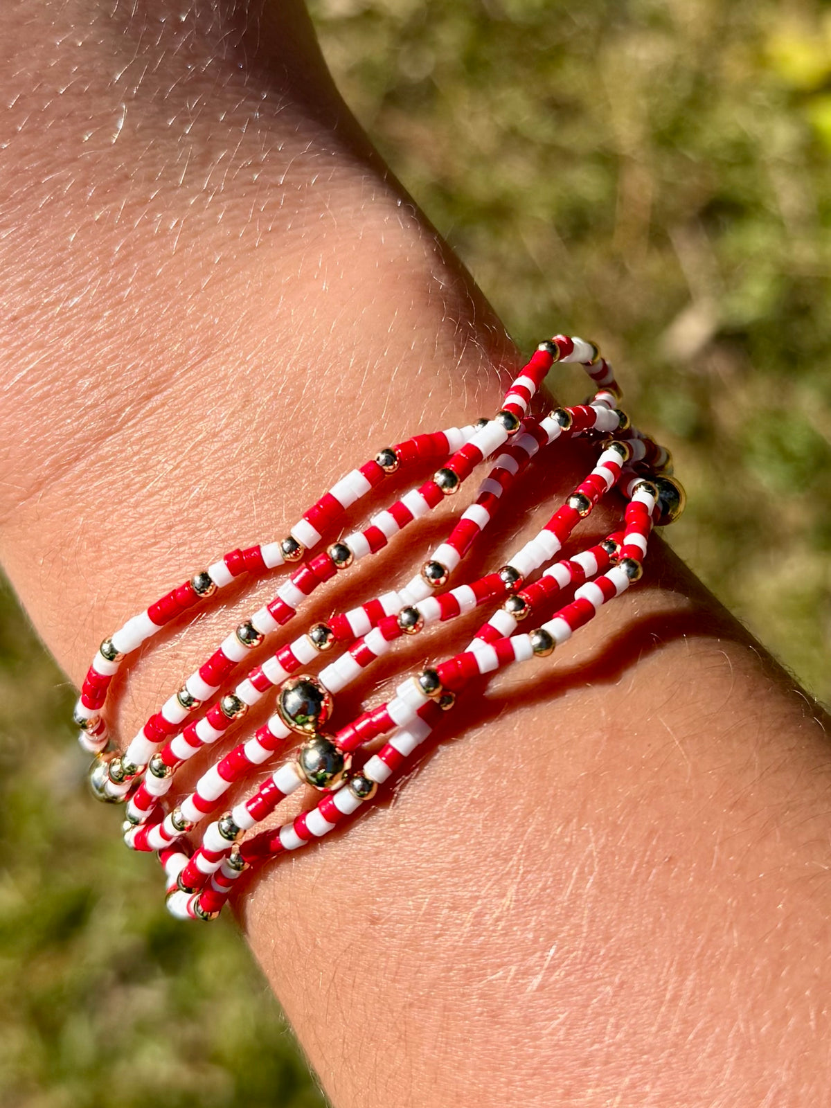 Gameday Beaded Bracelet Set